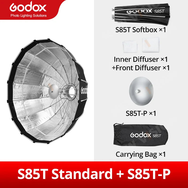 Godox S65t S85t S120t Umbrella Style Quick Installation