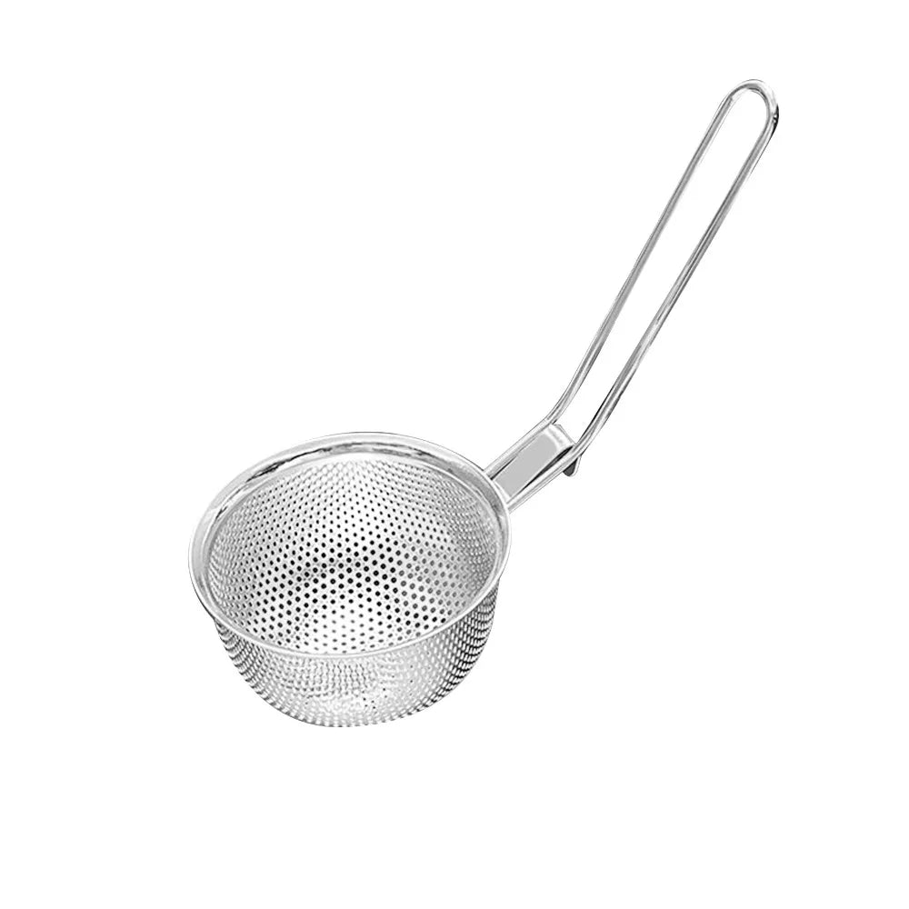 Cooking Utensils Mesh Strainer Spoon Long Handle Stainless