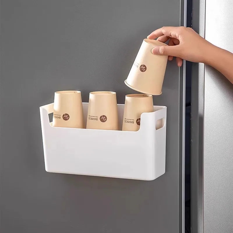 Non Perforated Cling Film Rack Inside Cabinet Wall