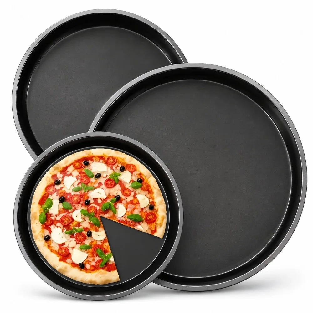 Nonstick Pizza Pan Carbon Steel Round Baking Tray