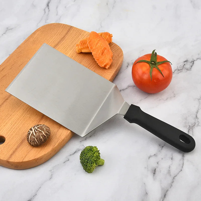 Stainless Steel Scraper Cooking Spatula Barbecue Spatula Plate