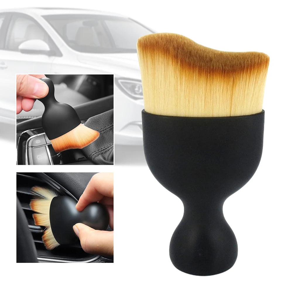 Auto Interior Dust Brush Scratch Car Detailing Brush