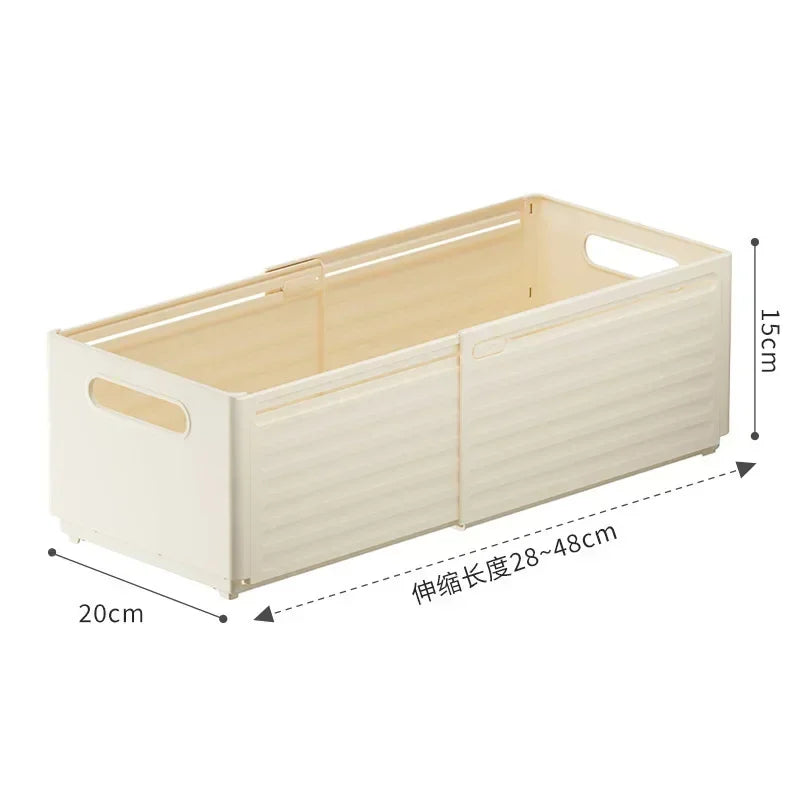 1pc Retractable Drawer Organizer Length Adjustable Cabinet