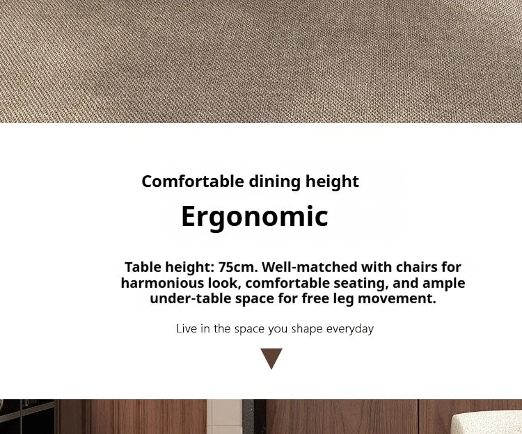Any Size Custom Beige Travertine Teardrop Dining Table