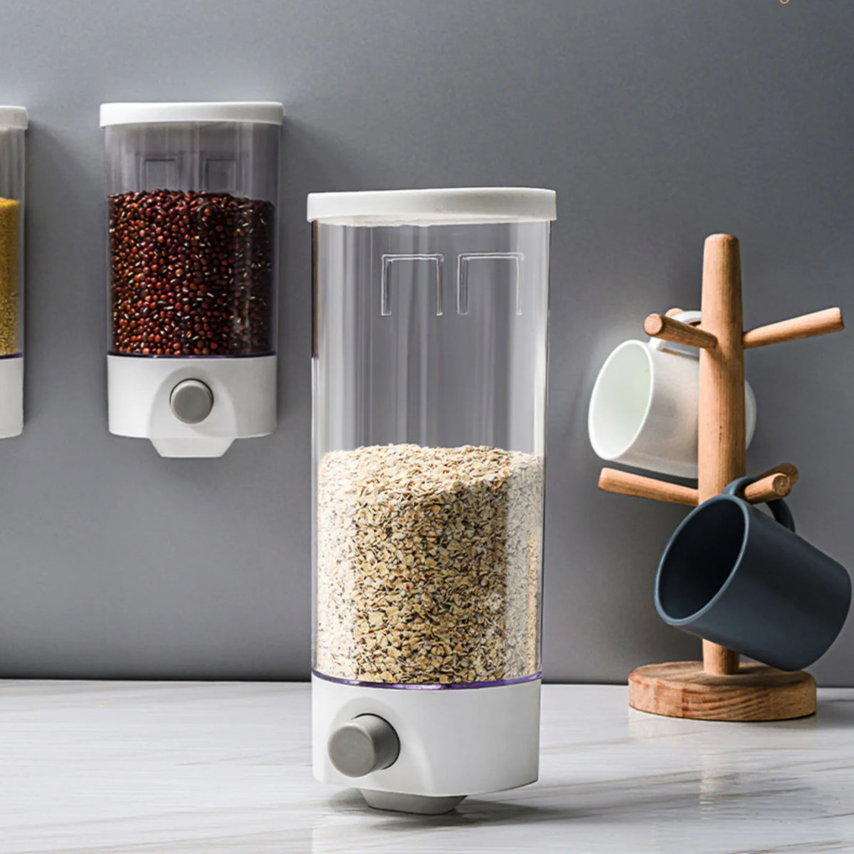 Storage Food Organizer Wall Mounted Dry Food Cereal