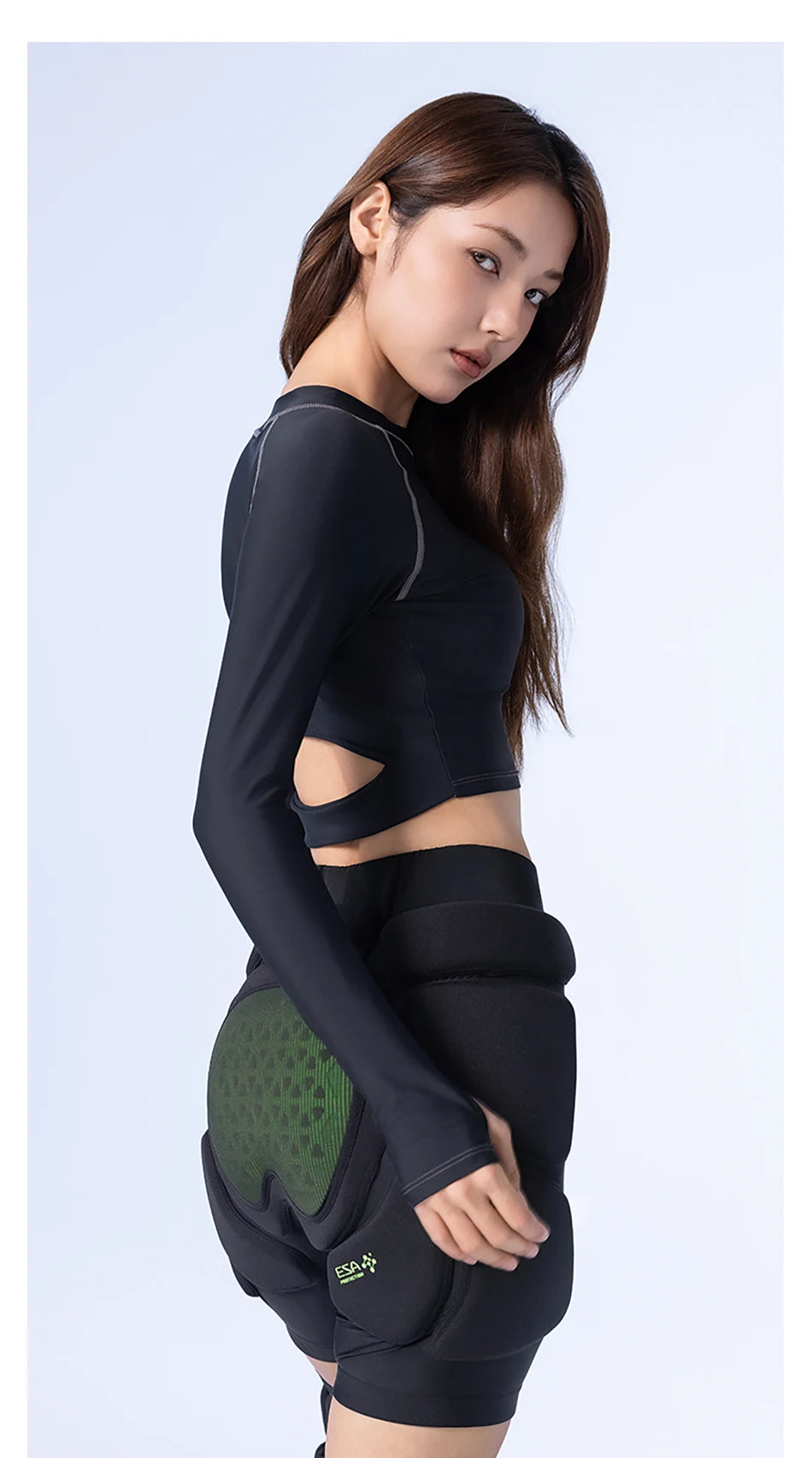 Copozz Ski Knee Hip Pads Women Men Esa