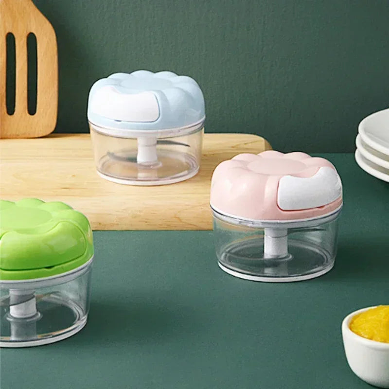 Garlic Press Multi-Function Garlic Grinding Chopper Food