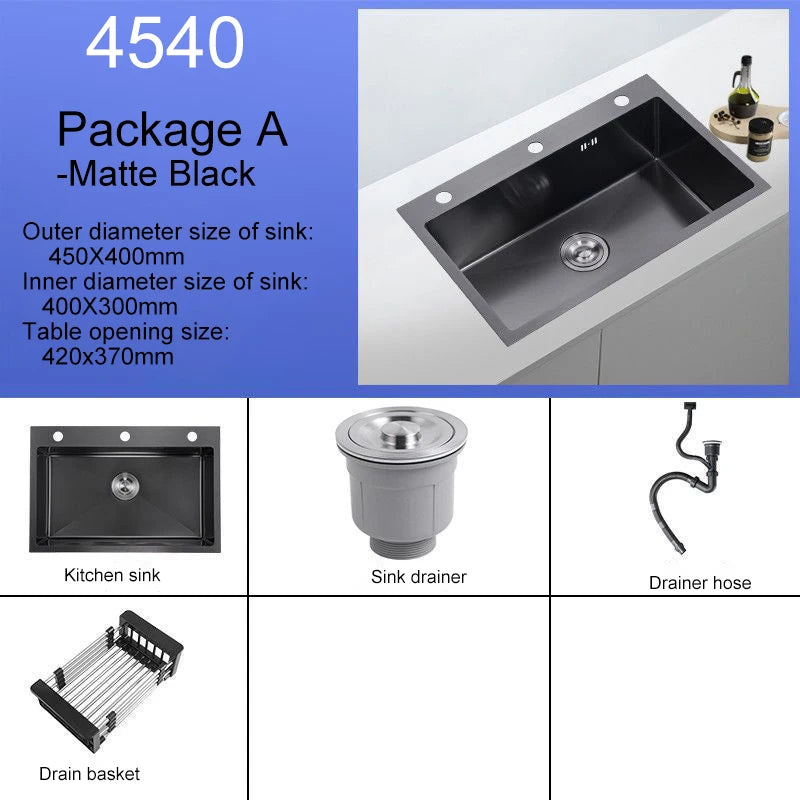 Grey Stainless Steel Digital Sink Cold Pull Out