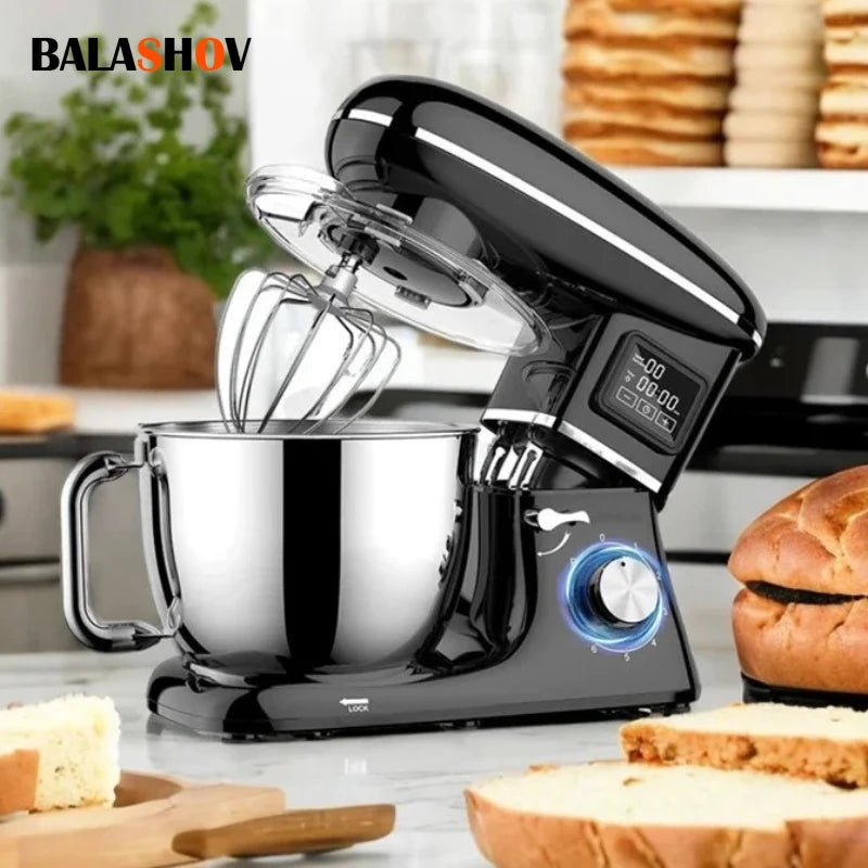 220v Powerful Stand Mixer Electric Blender Automatic Timing