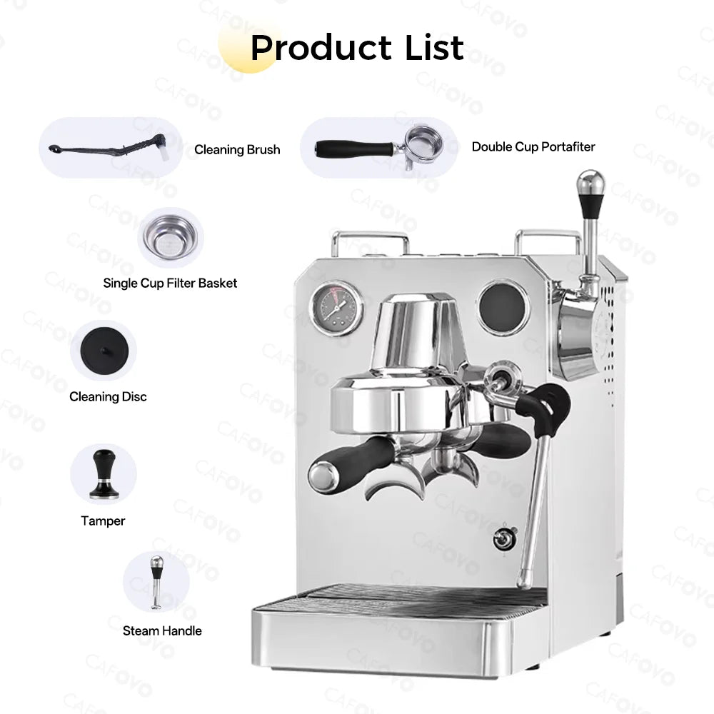 Gemilai Owl Pro3006h Small Semi-Automatic Coffee Machine Freshly