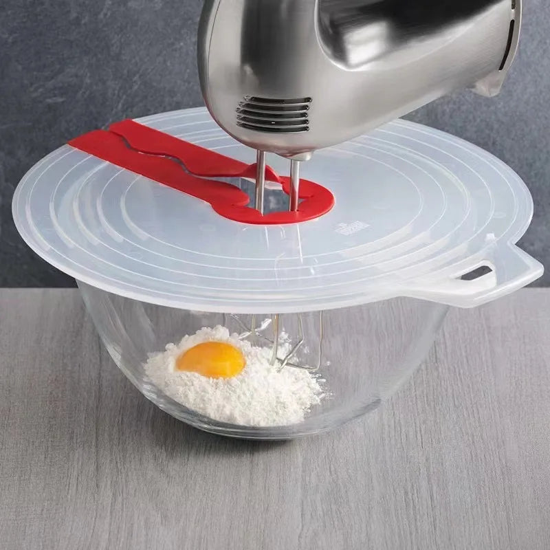 Mixing Bowl Splatter Guard Pp Silicone Mixer Splatter