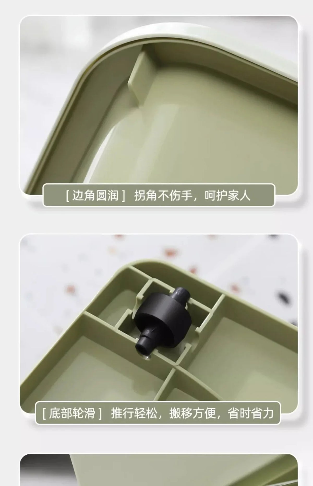 Extra Large Plastic Storage Box Heavy-Duty Reinforced Moving