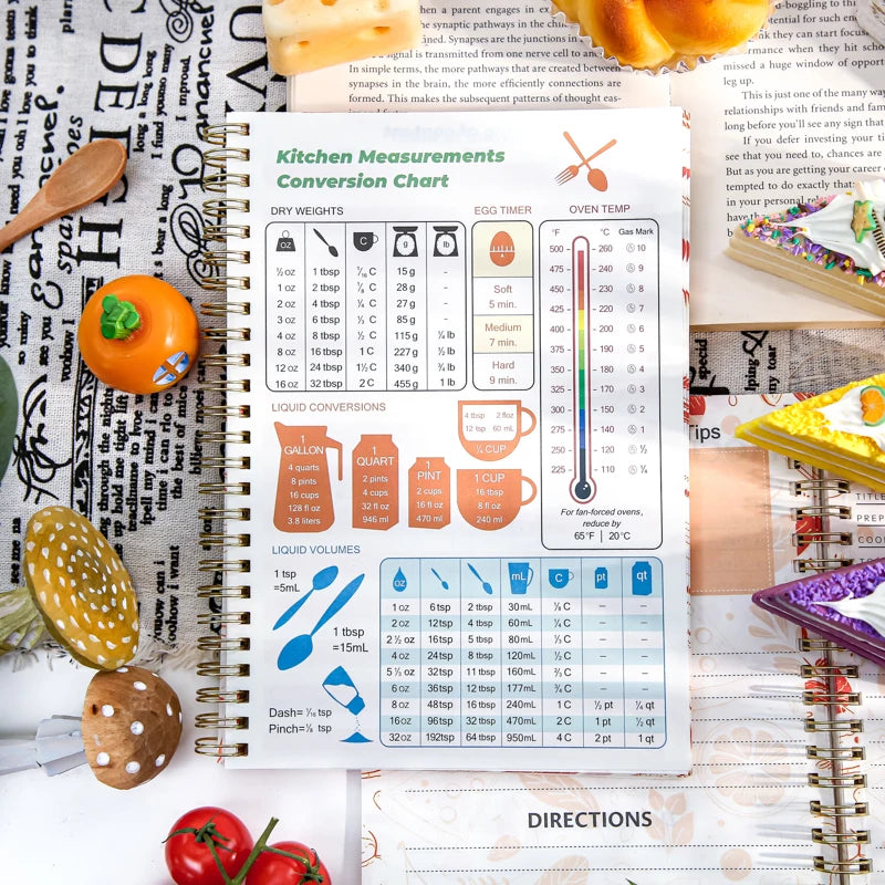 Mr Paper 52 Sheets Spiral Recipe Book Cooking