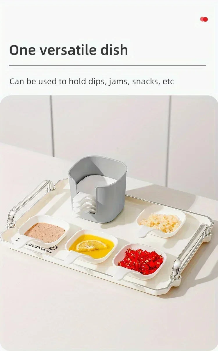 7pcs/Set Sauce Dish Food Sauce Dish Dipping Dish