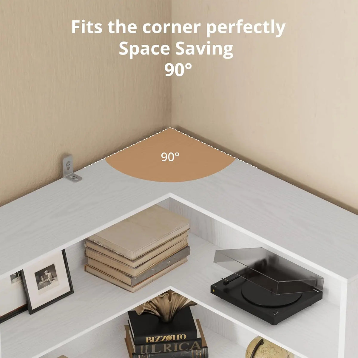 Anctor Corner Bookshelf Baffles Corner Bookcases Tiers Etagere