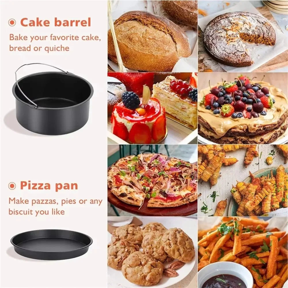 6/7/8 Inch Non-Stick Cake Pan Oven Air Fryer