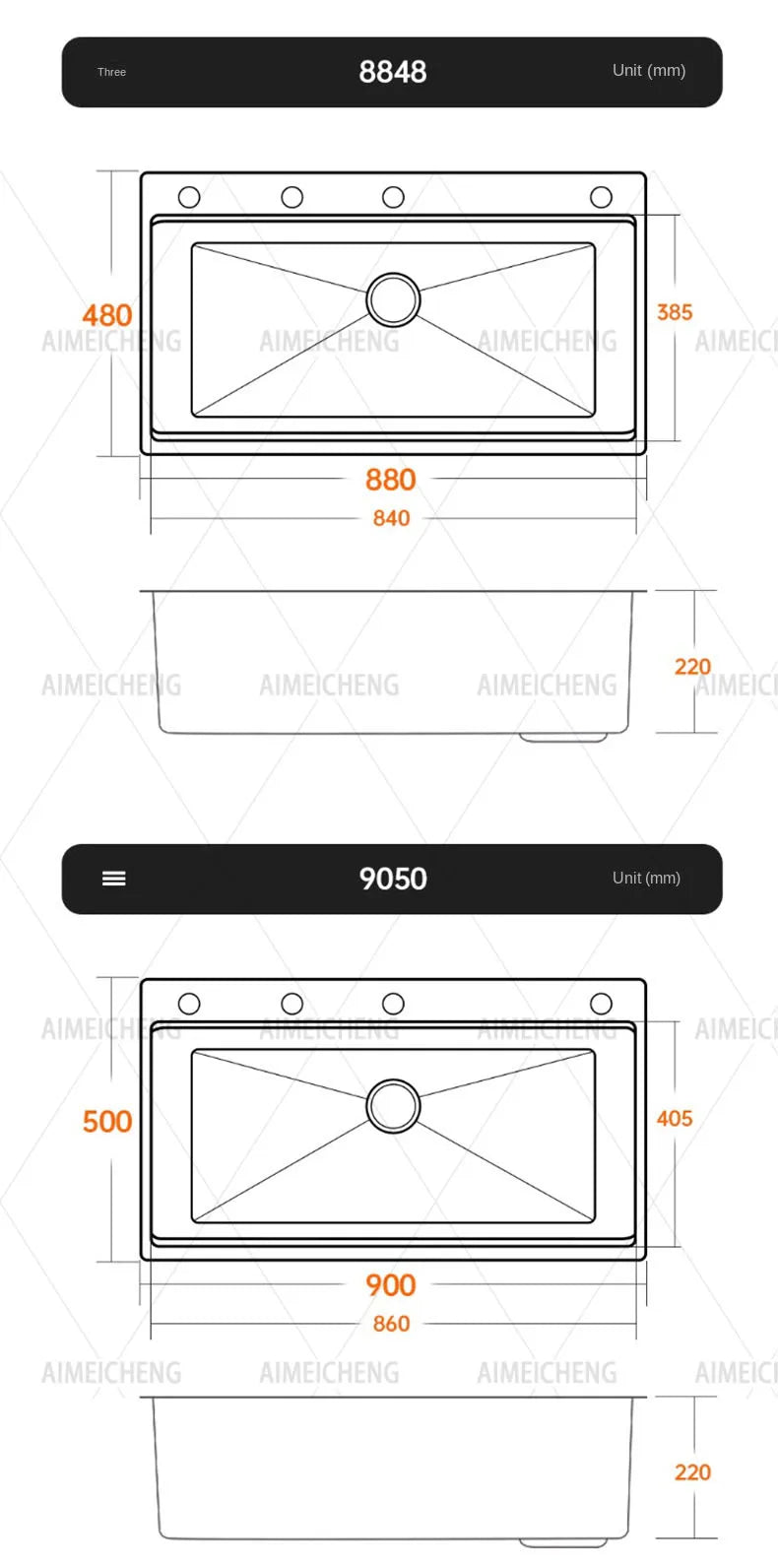 Original Finish Dishwasher-Compatible Sus304 Stainless Steel