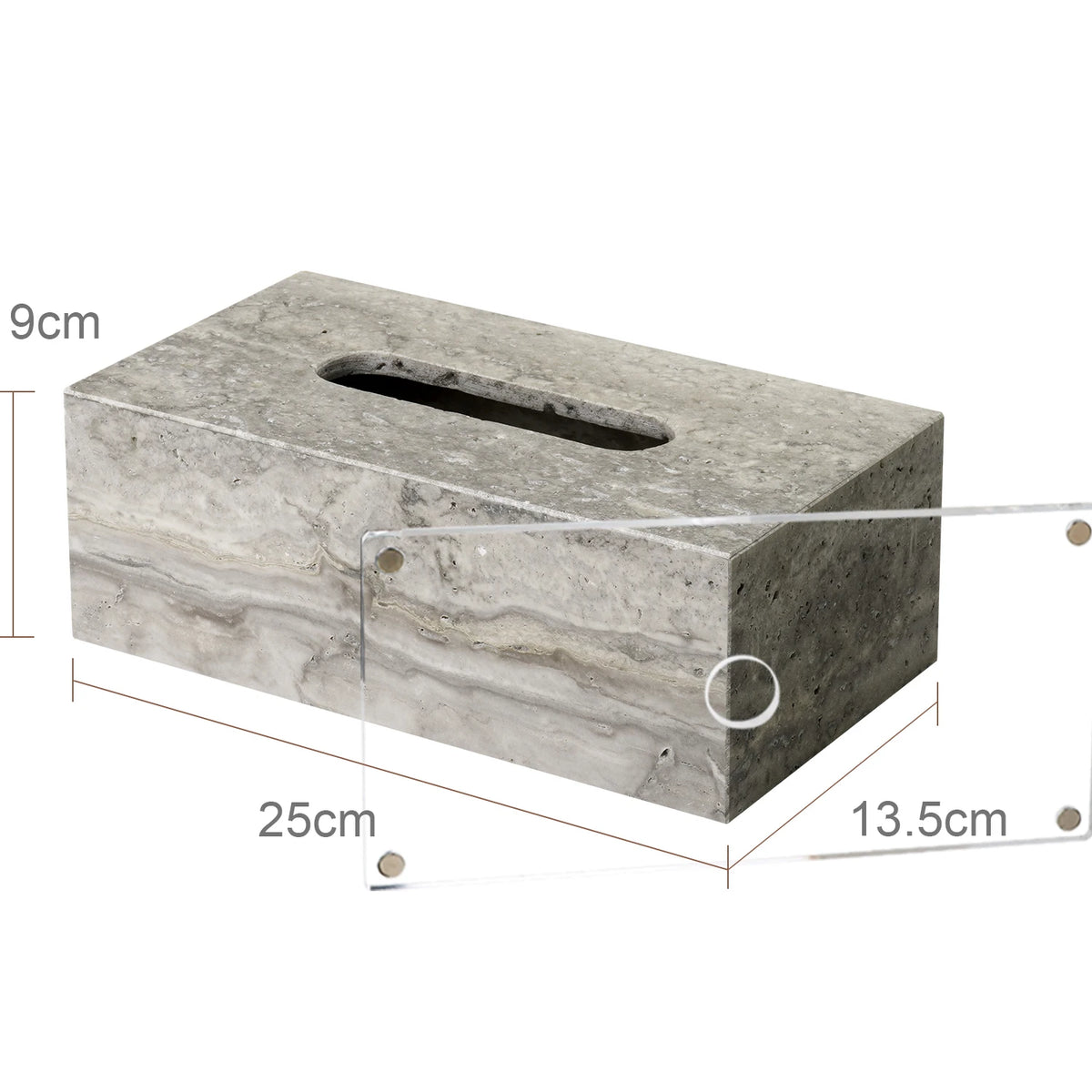Grigio Travertino Bathroom Sets Vintage Marble Soap Holder