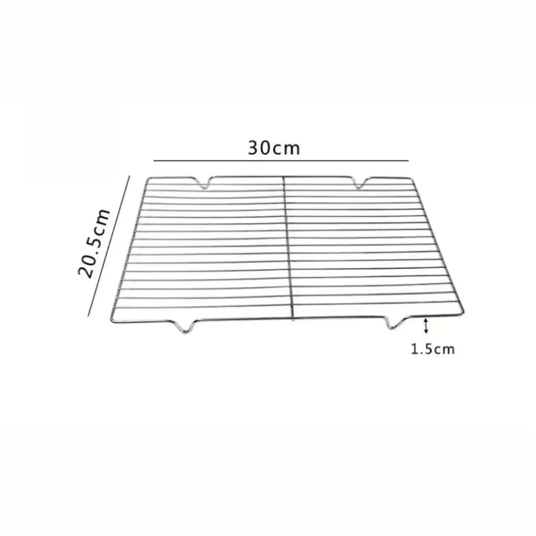 304 Stainless Steel Baking Tray Grill Metal Rectangular