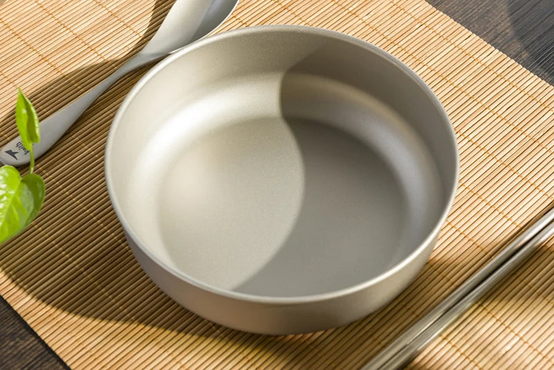 Keith Camping Tableware Titanium Bowls Pan Fruit Vegetable