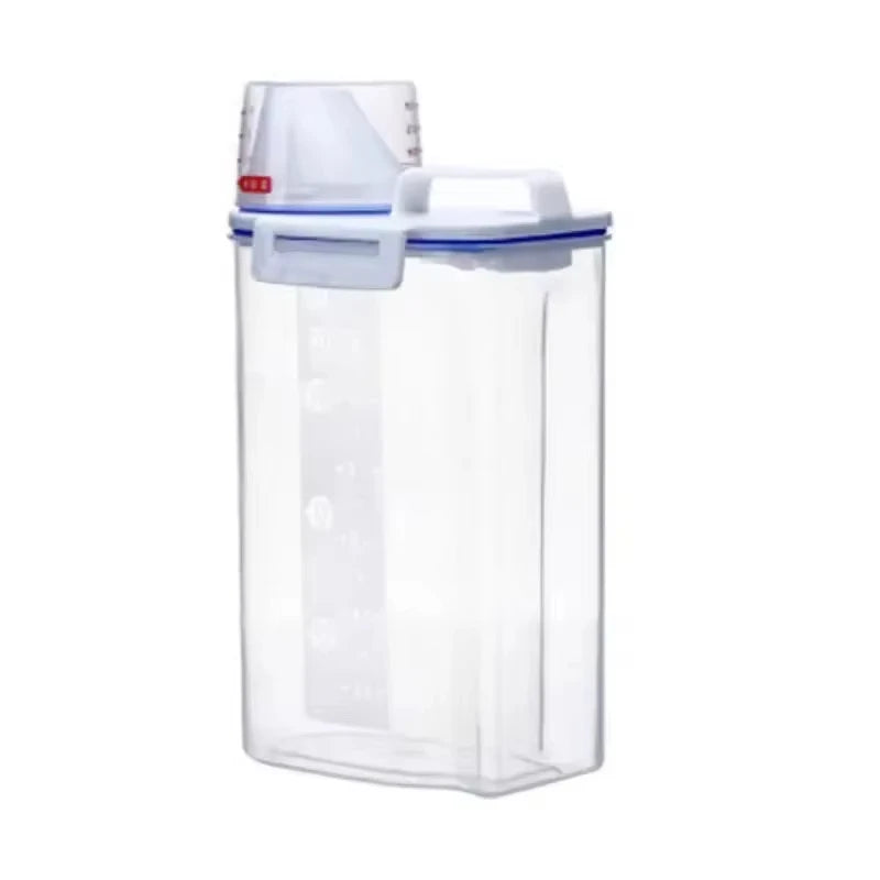Sales 1pc Rice Grains Food Storage Canister Measuring