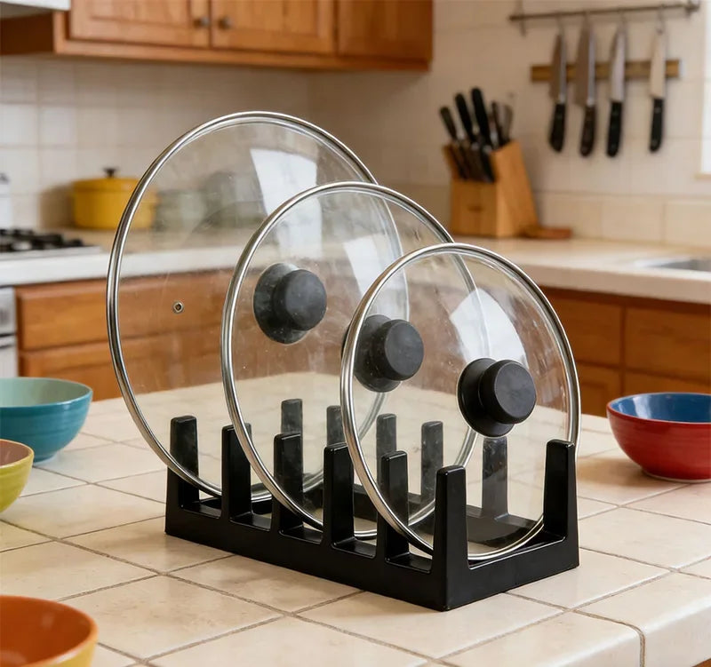 Pot Lid & Dish Rack Plastic Organizer Plates
