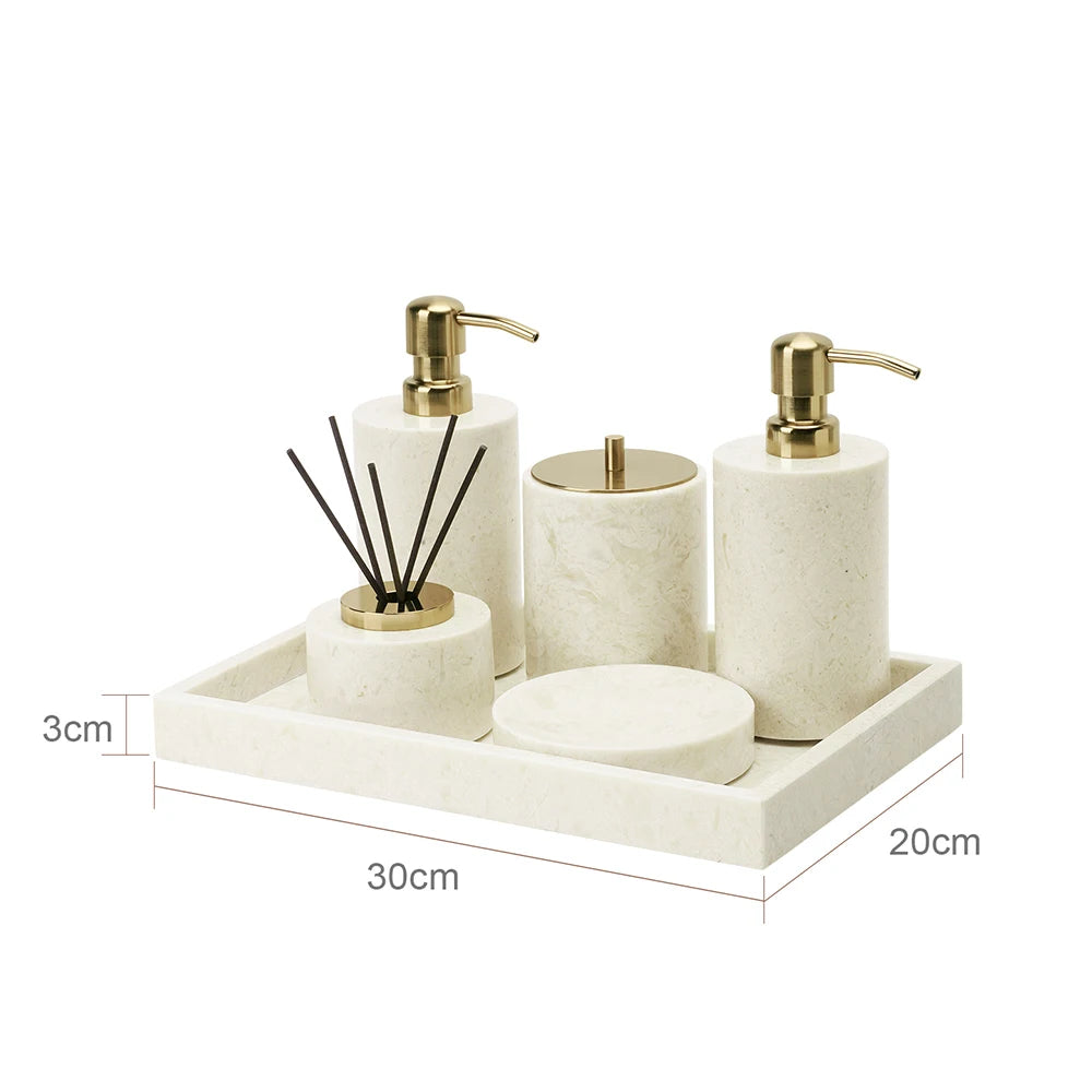 Crema Nuova Natural Marble Bathroom Elegent Soap Dish