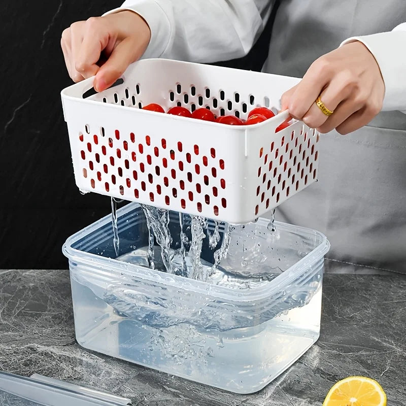 4pcs/Set Leak-Proof Food Storage Containers-Airtight Stackable