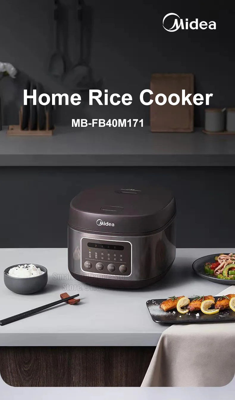 Midea Rice Cooker Large Capacity 4l/5l Suitable 2-10