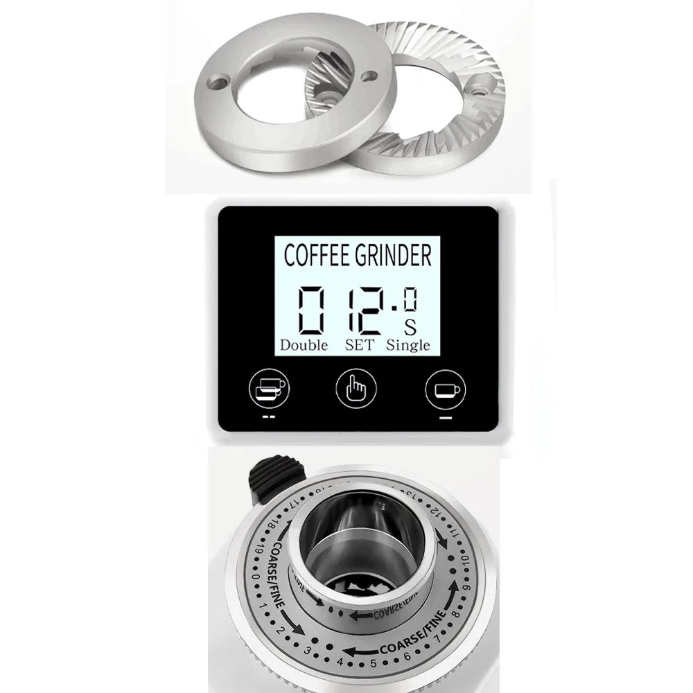 Itop Coffee Grinder Touch Screen Timing 60mm Flat