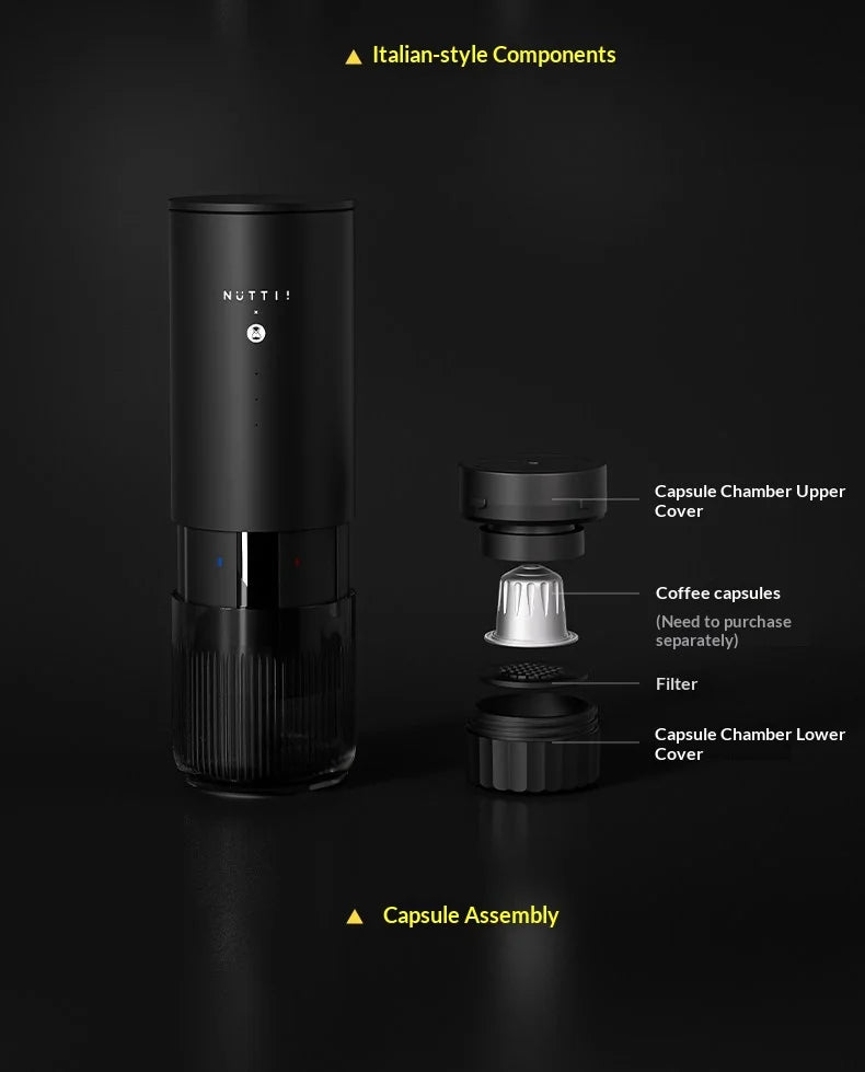 Timemore Nuttii Capsule Espresso Machine Travel & Outdoor