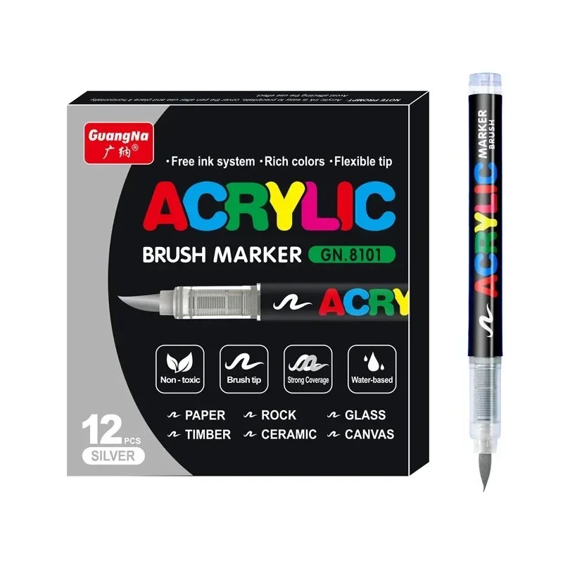 Guangna 12-120/240-360 Colors Acrylic Paint Pen Markers Acrylic