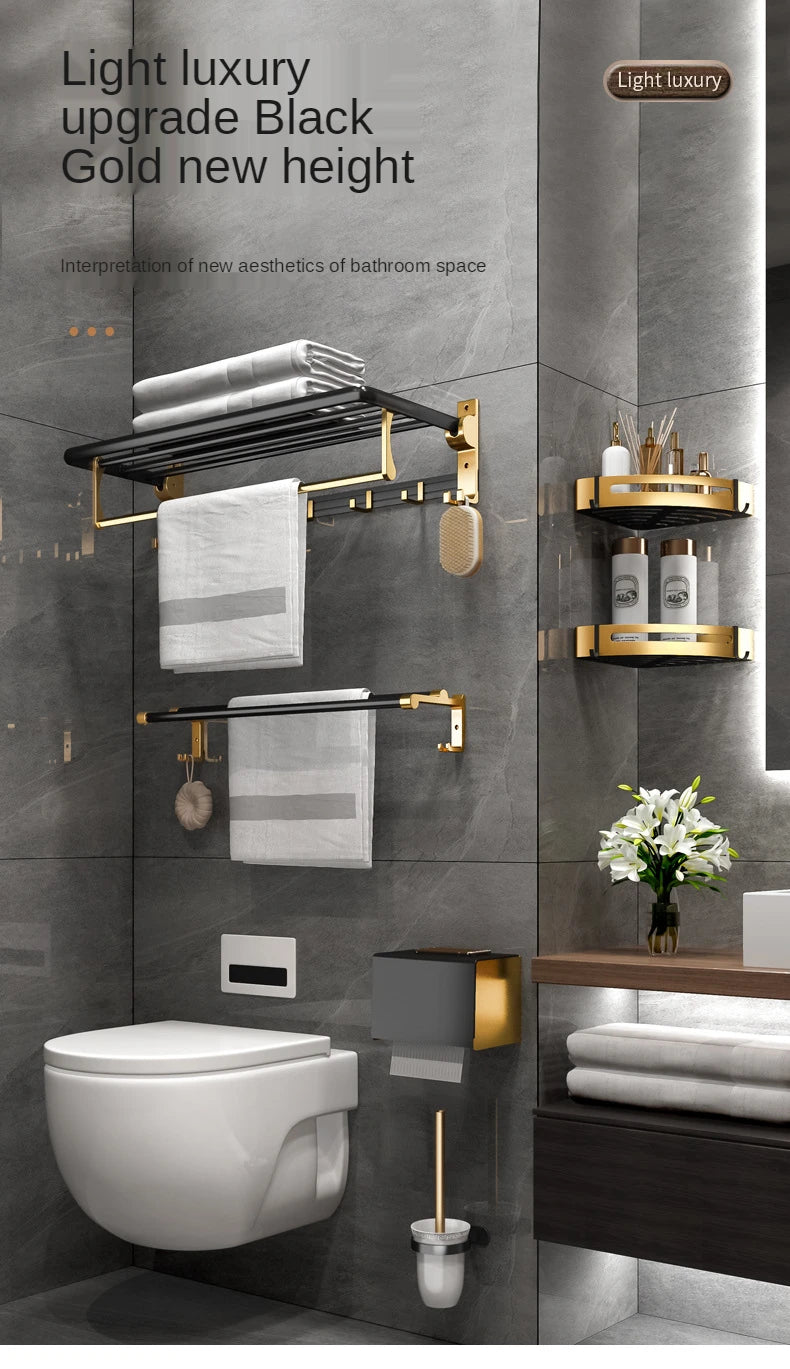 Bathroom Holder Toilet Paper Holder Towel Rack Toilet