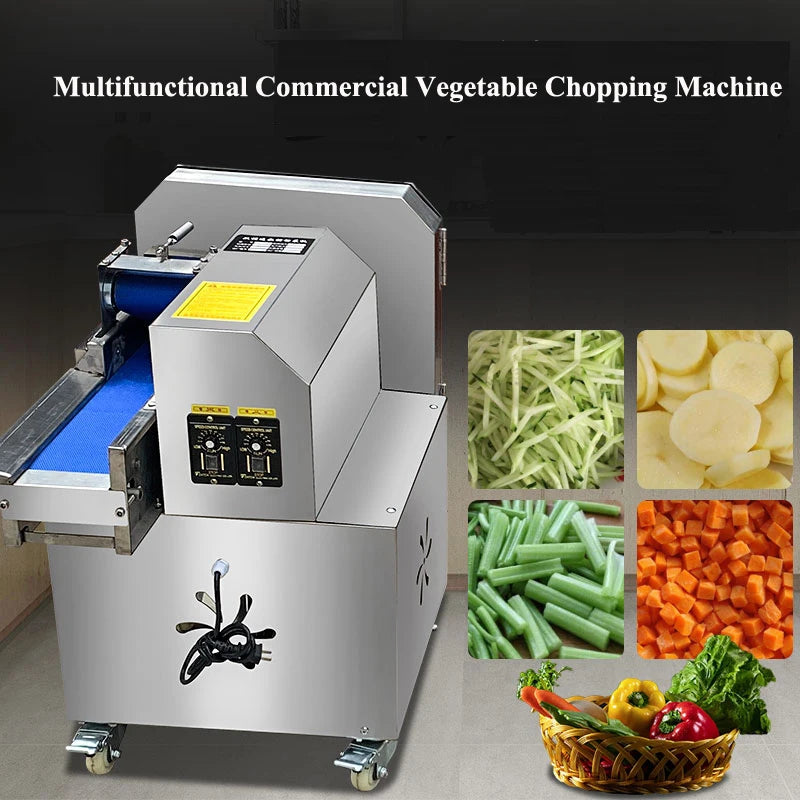 Commercial Vegetable Cutter Stainless Steel Electric Slicer Cut