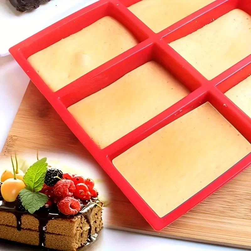 Silicone Mini Loaf Pan 9-Cavity Baking Tray Cake