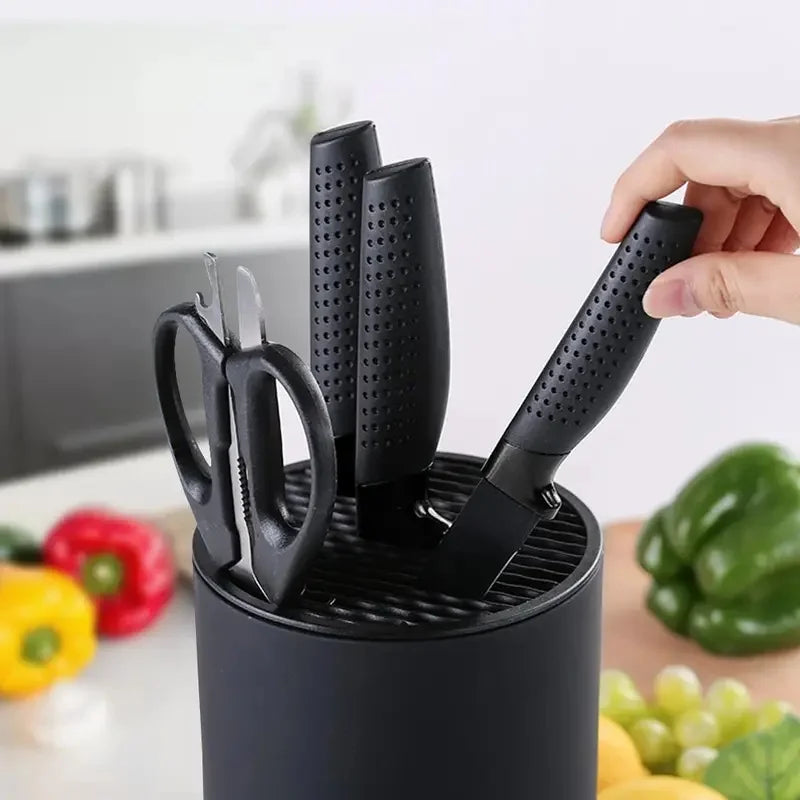 Knife Holder Multi-Function Utensil Stand Knife Block Pp
