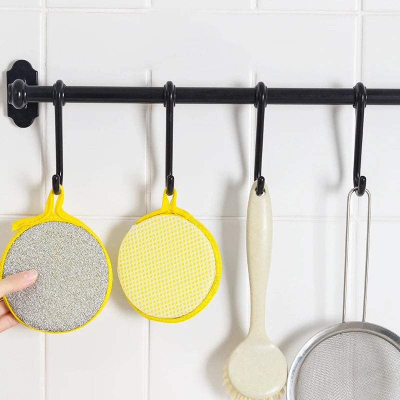 10/20/50pcs Double Side Dishwashing Sponge Dish Washing Brush