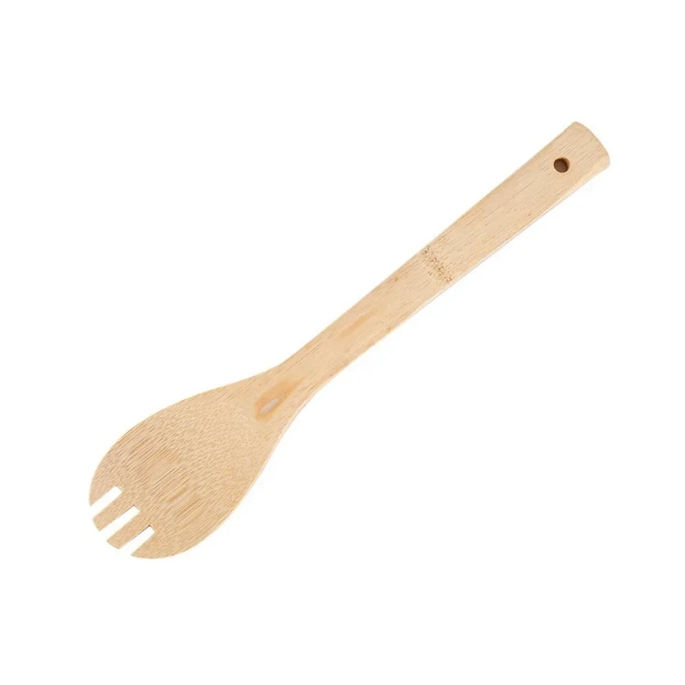 3pcs Safe Bamboo Cookware Ecofriendly Durable Cooking Utensils
