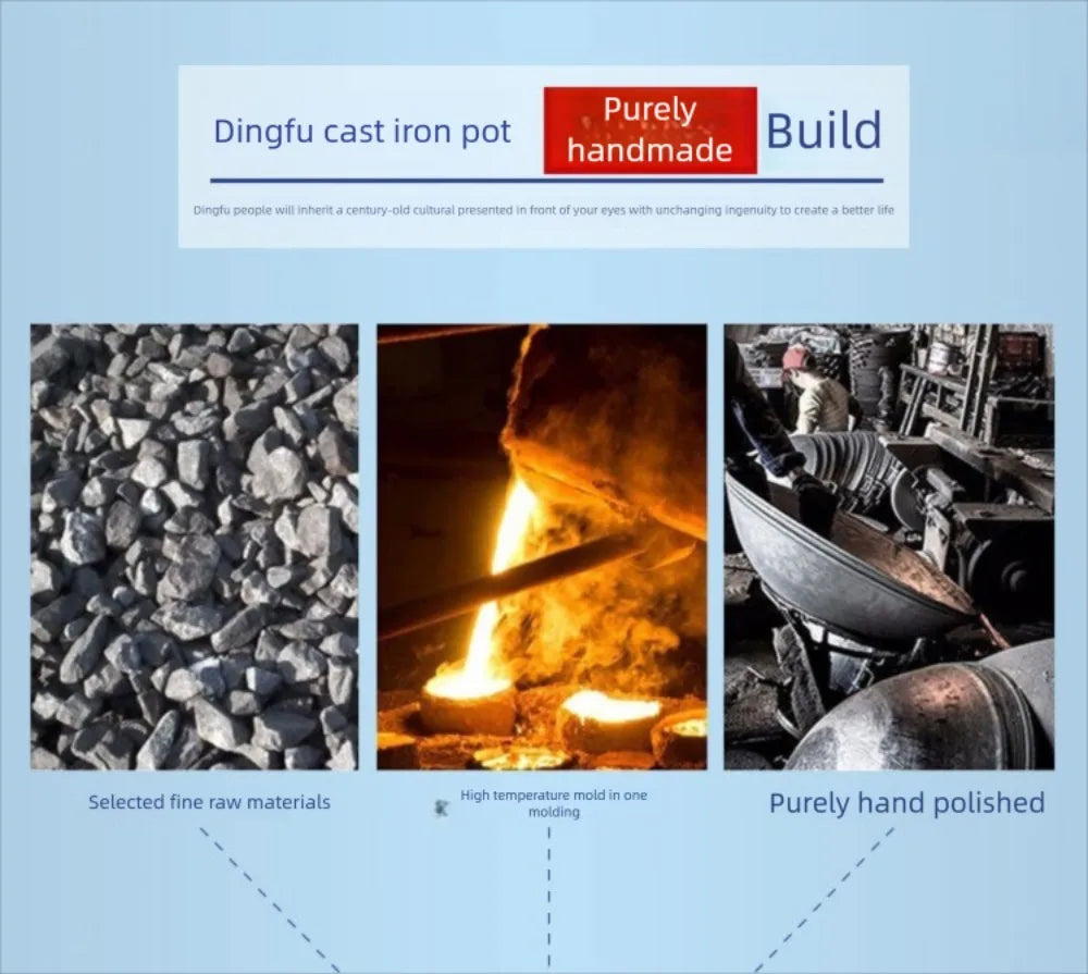 Pre-Seasoned Cast Iron Skillet 10/14/16/20/26cm Thickened Non
