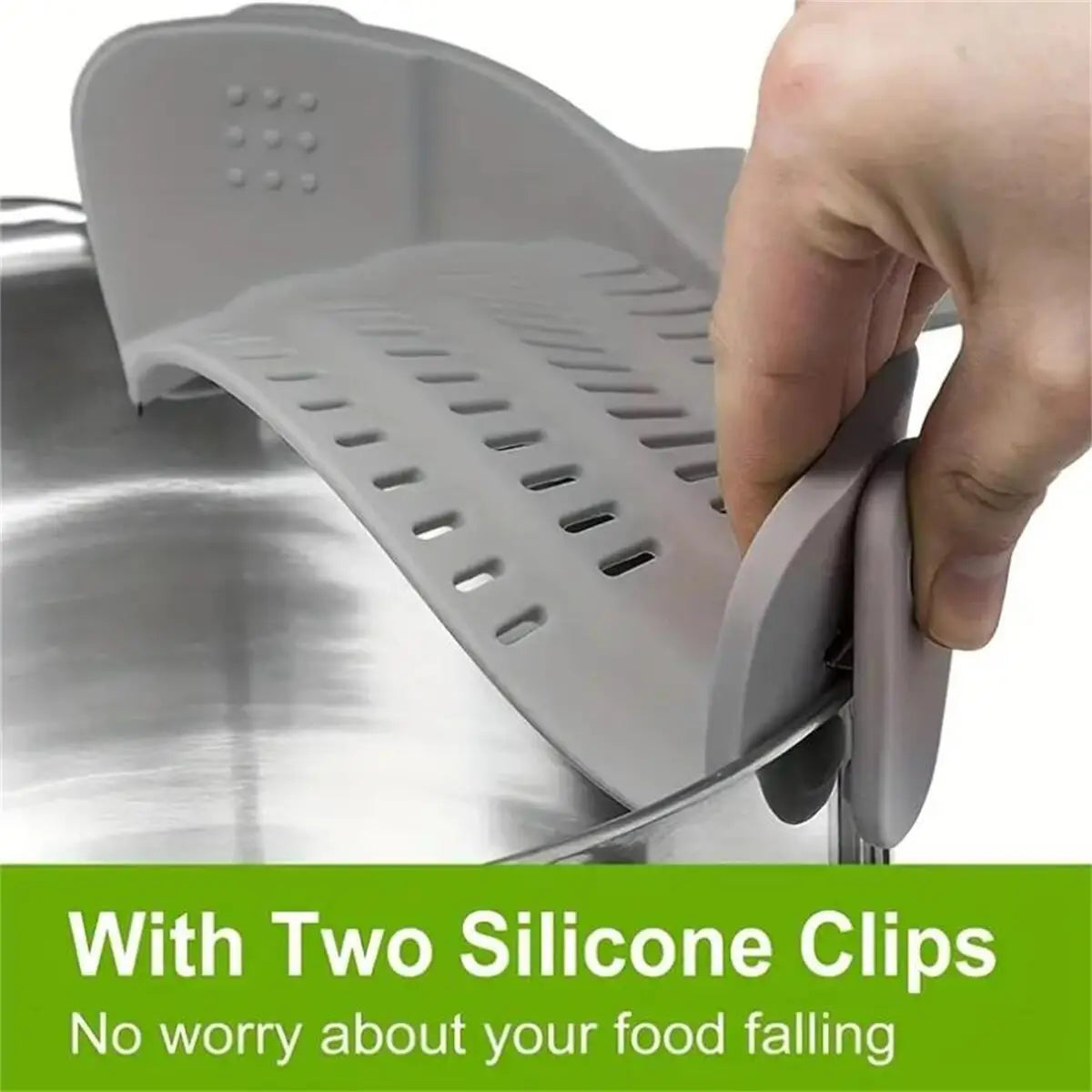 1pc Strainer Pot Strainer Adjustable Clip On Strainer