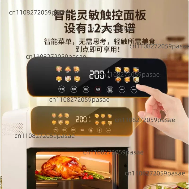Large-Capacity Touchscreen Smart Multi-Function Air Fryer Oven