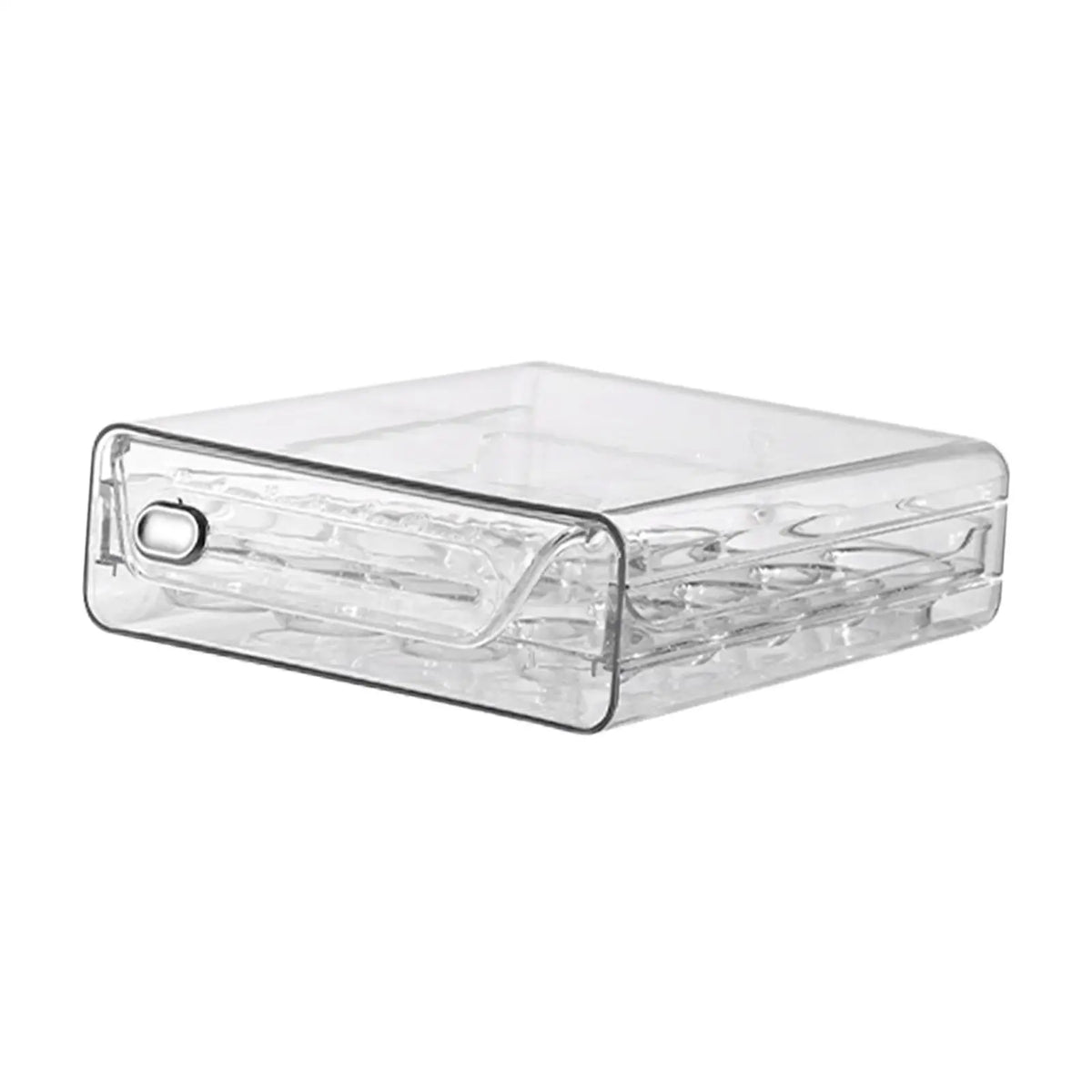 Eggs Organizer Drawer Transparent Egg Holder Double Layers