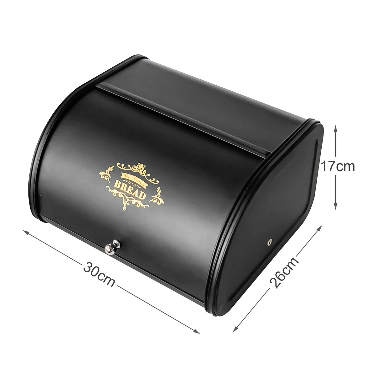Metal Bread Box Black Bread Bin Bread Storage