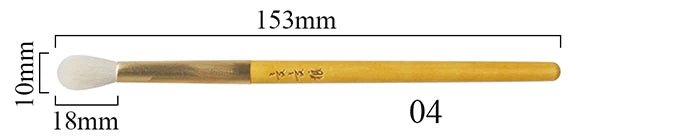 Soft Saibikoho Goat Hair Face Eye Brushes 7pcs