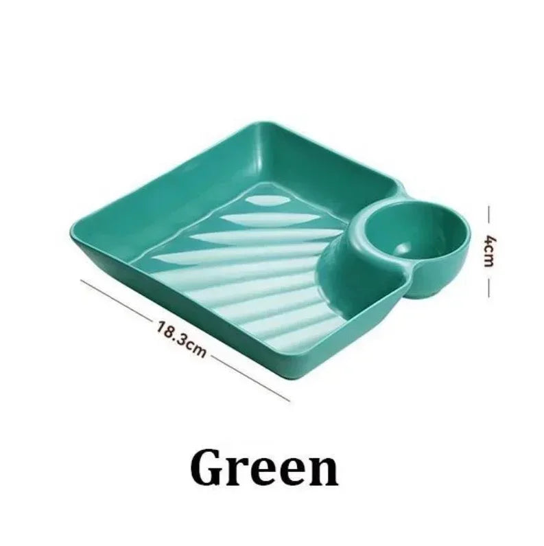 Chips Dip Plates Plastic Serving Platter Dumpling Plate