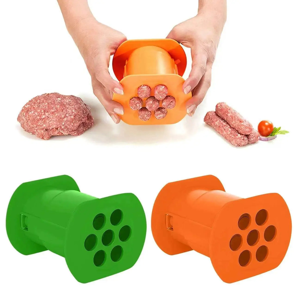 One Press Cevapcici Maker Dog Burger Meat Sausage