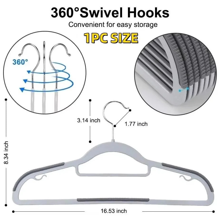 1pc-50pcs Clothing Storage Anti Slip Scratch Resistan Shoulder