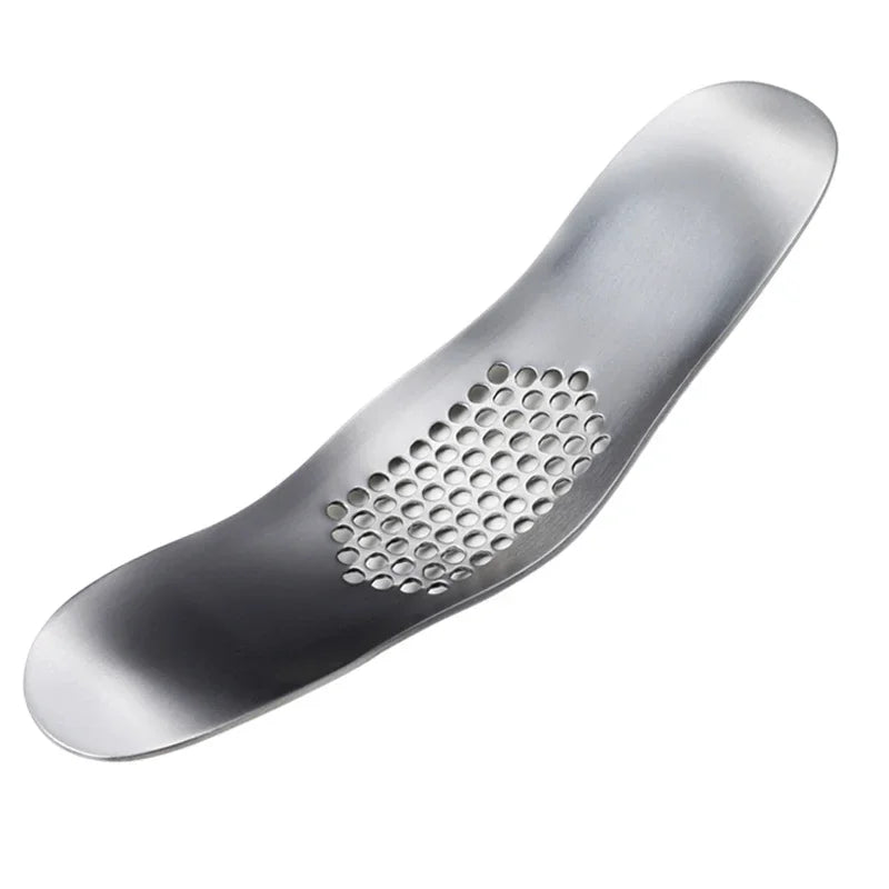 Garlic Press Rocker Stainless Steel Garlic Crusher Chopper