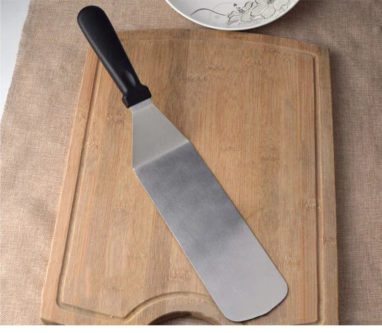 Stainless Steel Scraper Cooking Spatula Barbecue Spatula Plate