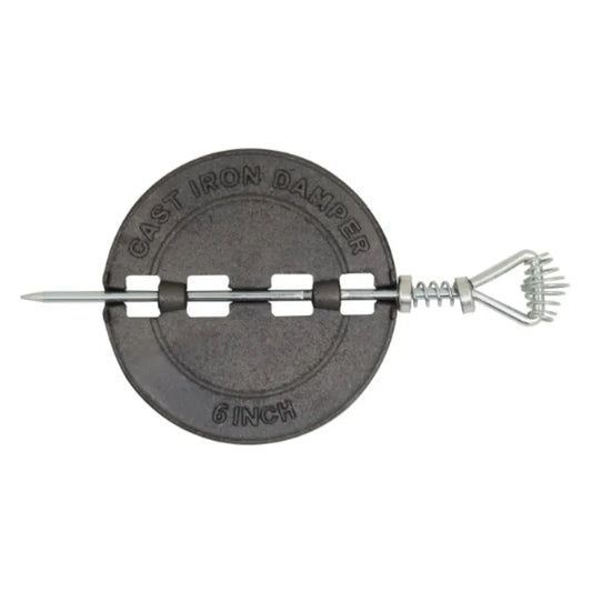 1pcs Cast Iron Damper Wood-Burning Fireplace Stove Chimney